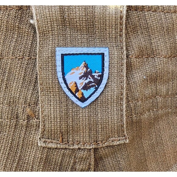 Kuhl Mens Pants Patina‎ Dye Outdoor Tan Casual work  Pin striped 38x32” - Picture 12 of 16